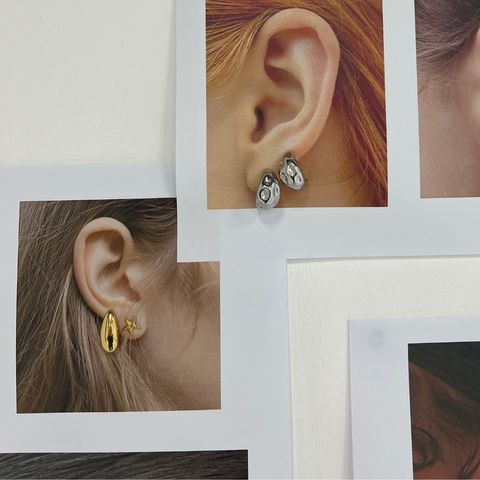 Piovoso Gold Studs