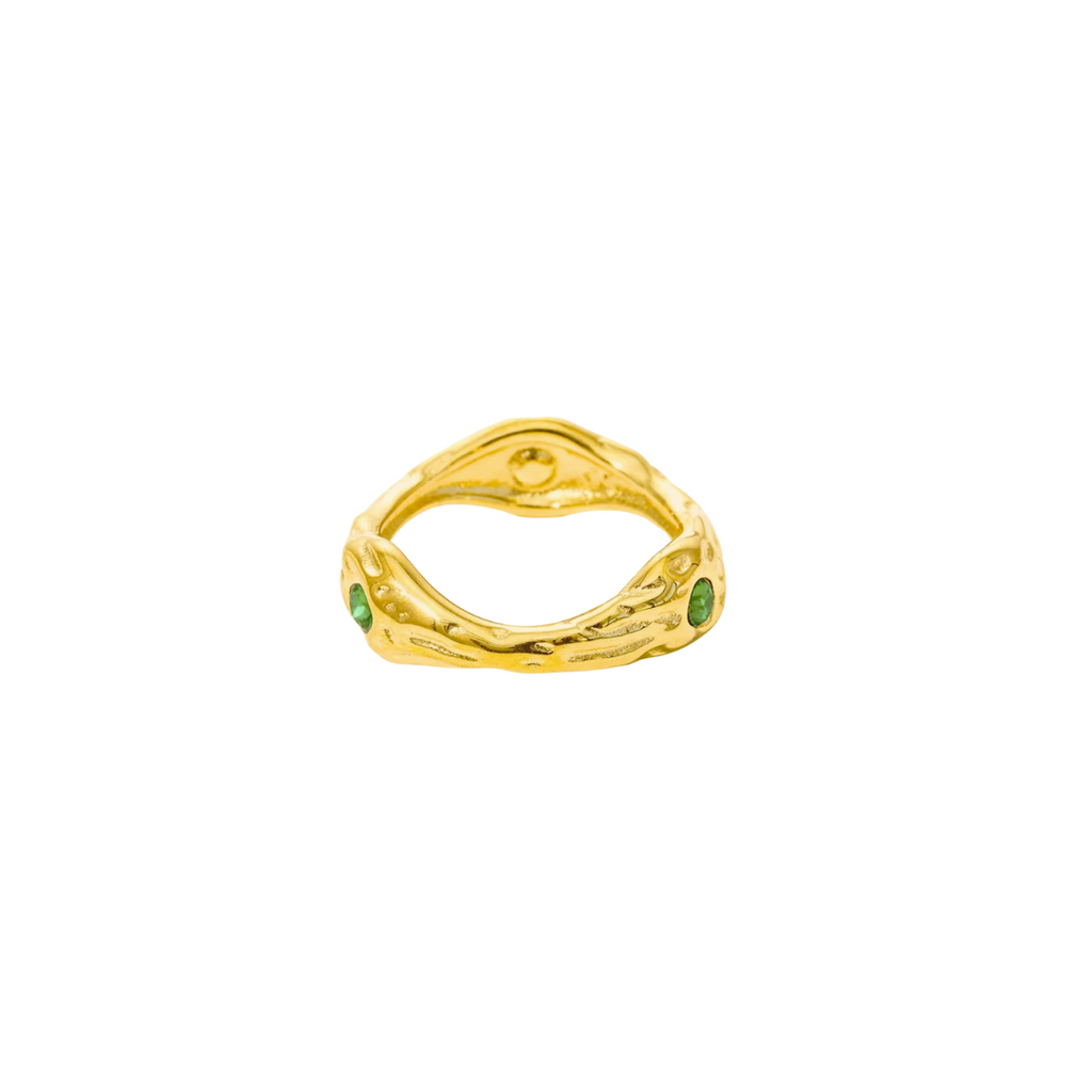 Frankie Emerald Ring