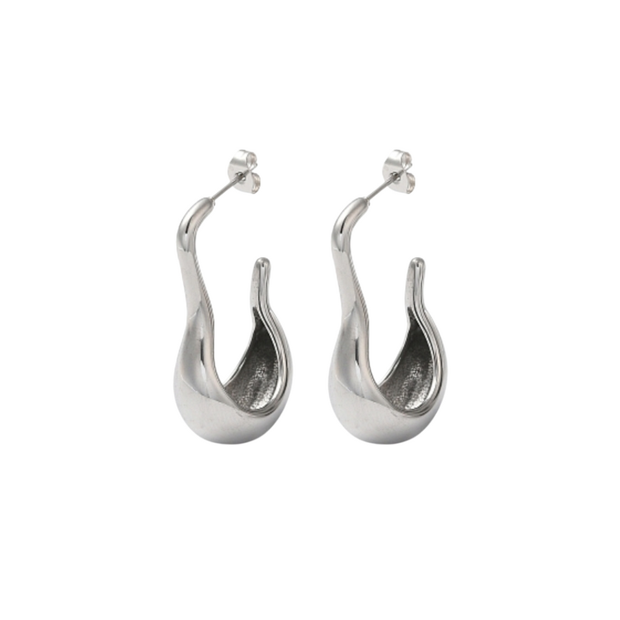 Piovoso Silver Drop Earrings