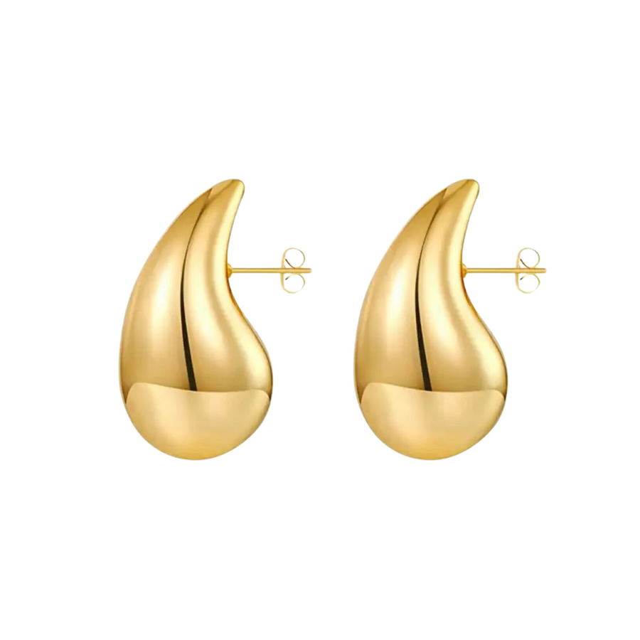 Gold Droplet Studs