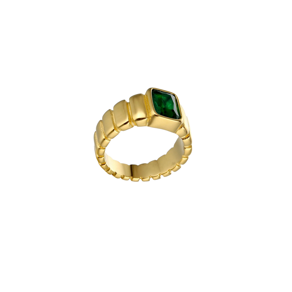 Emerald Bru Ring