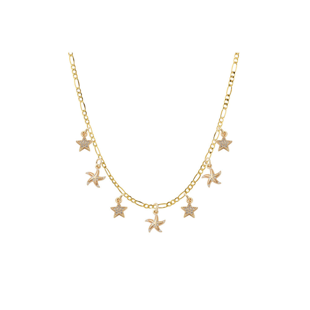 Starfish Charm Necklace