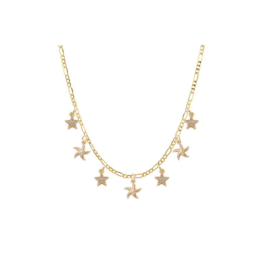 Starfish Charm Necklace