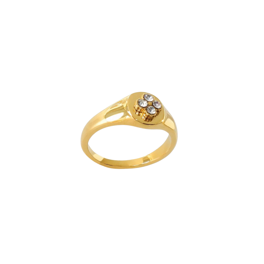 Flower Stud Ring