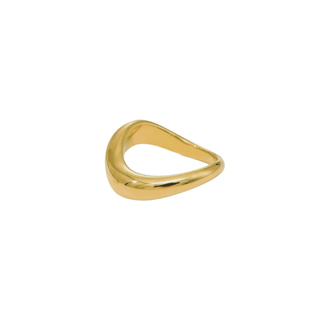 Asymmetrical Wave Ring