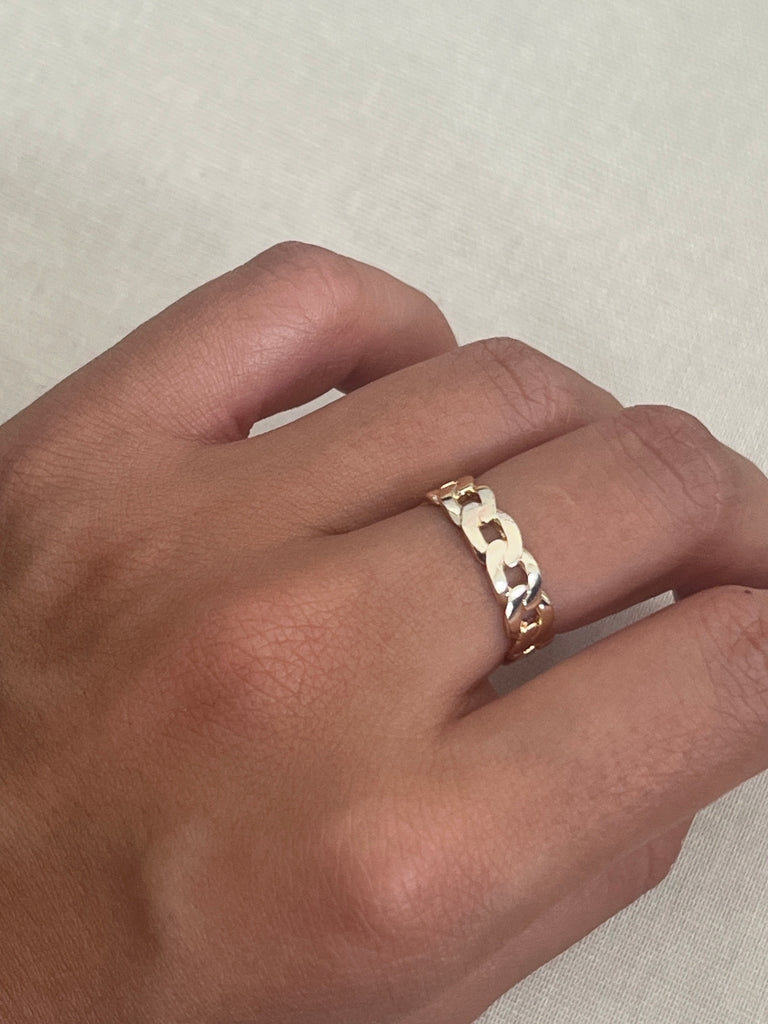 Thin Cuban Chain Ring