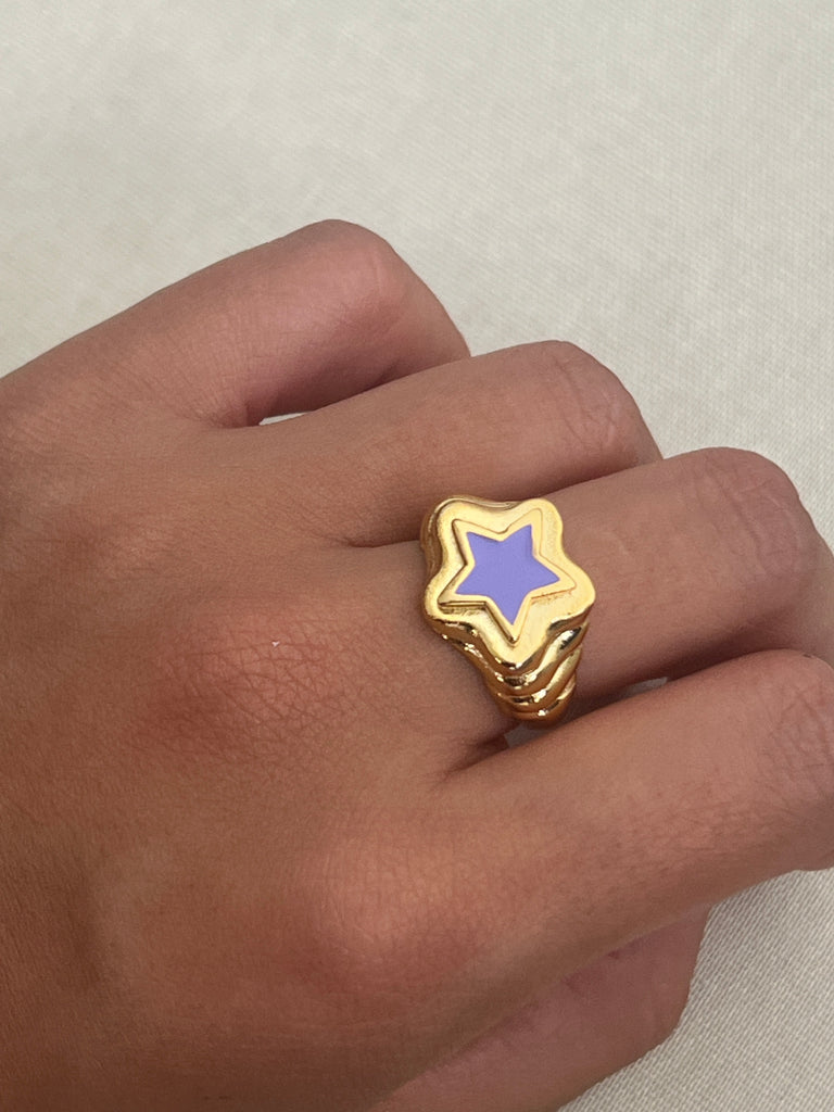 Purple Star Ring