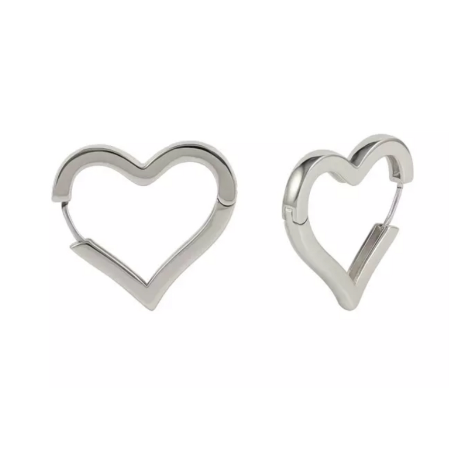Liv Grivas Collection: The Queen of Heart Earrings in Silver