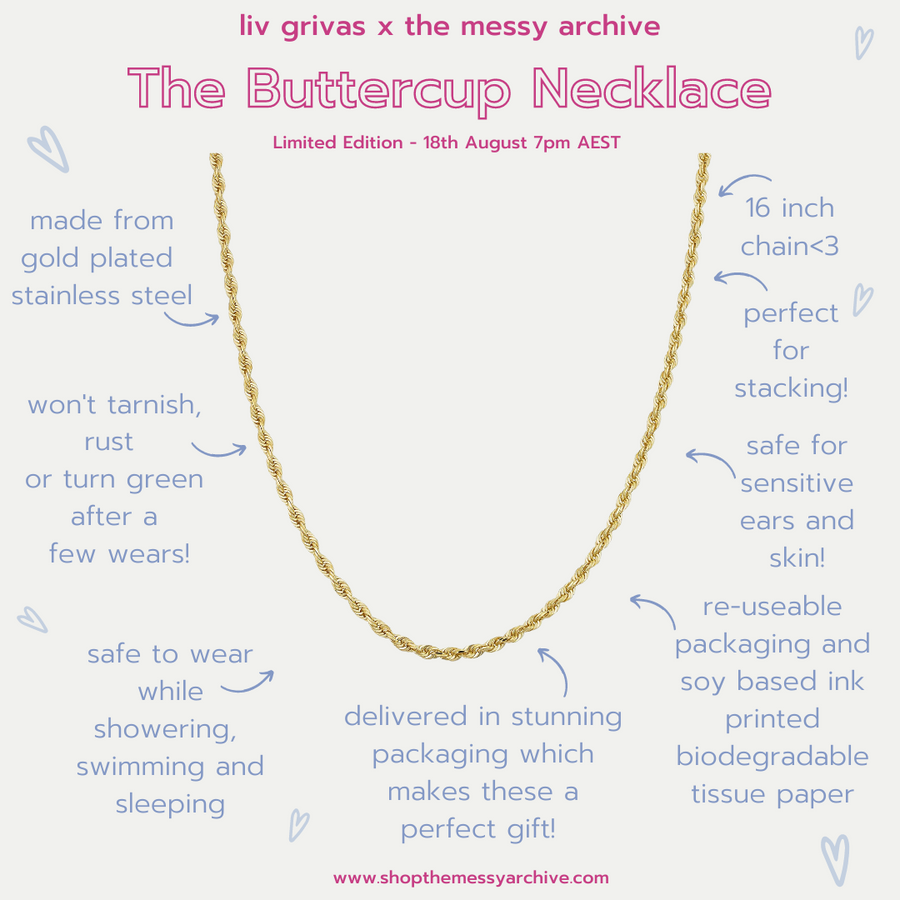 Liv Grivas Collection: The Buttercup Necklace