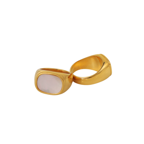 Pearl Signet Ring