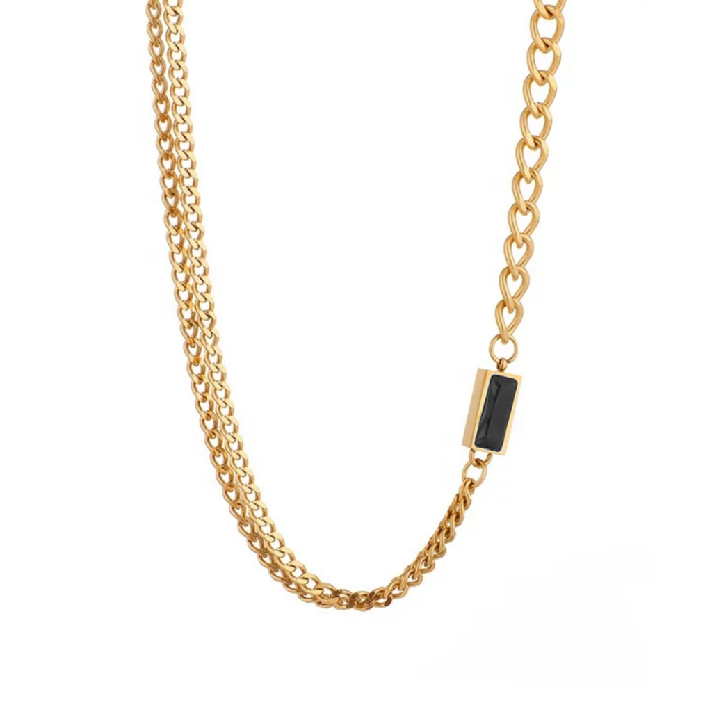 Tatum Double Chain- Black